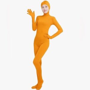 NWT Orange/yellow morph suit